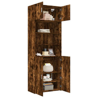 Thumbnail for Hochschrank Räuchereiche 80x42,5x225 cm Holzwerkstoff