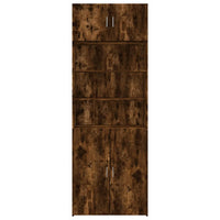 Thumbnail for Hochschrank Räuchereiche 80x42,5x225 cm Holzwerkstoff