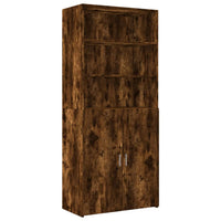 Thumbnail for Hochschrank Räuchereiche 80x42,5x225 cm Holzwerkstoff