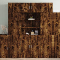 Thumbnail for Hochschrank Räuchereiche 80x42,5x225 cm Holzwerkstoff