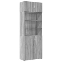 Thumbnail for Hochschrank Grau Sonoma 80x42,5x225 cm Holzwerkstoff