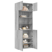 Thumbnail for Hochschrank Grau Sonoma 80x42,5x225 cm Holzwerkstoff