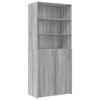 Thumbnail for Hochschrank Grau Sonoma 80x42,5x225 cm Holzwerkstoff