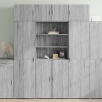 Thumbnail for Hochschrank Grau Sonoma 80x42,5x225 cm Holzwerkstoff