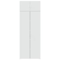 Thumbnail for Hochschrank Weiß 80x42,5x225 cm Holzwerkstoff
