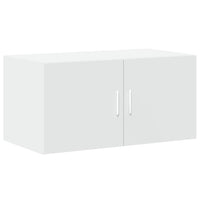 Thumbnail for Hochschrank Weiß 80x42,5x225 cm Holzwerkstoff