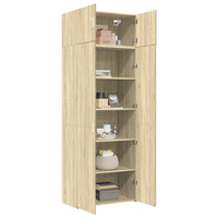Thumbnail for Hochschrank Sonoma-Eiche 80x42,5x225 cm Holzwerkstoff
