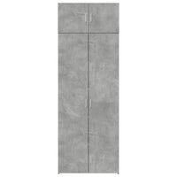 Thumbnail for Hochschrank Betongrau 80x42,5x225 cm Holzwerkstoff