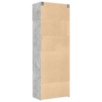 Thumbnail for Hochschrank Betongrau 80x42,5x225 cm Holzwerkstoff