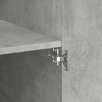 Thumbnail for Hochschrank Betongrau 80x42,5x225 cm Holzwerkstoff