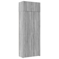 Thumbnail for Hochschrank Grau Sonoma 80x42,5x225 cm Holzwerkstoff