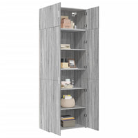 Thumbnail for Hochschrank Grau Sonoma 80x42,5x225 cm Holzwerkstoff