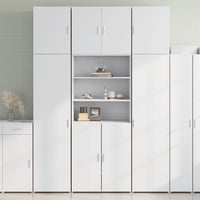 Thumbnail for Highboard Weiß 80x42,5x249 cm Holzwerkstoff