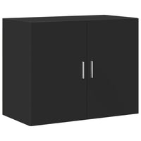 Thumbnail for Highboard Schwarz 80x42,5x249 cm Holzwerkstoff