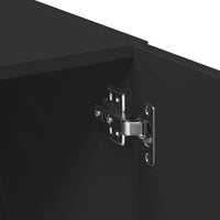 Thumbnail for Highboard Schwarz 80x42,5x249 cm Holzwerkstoff