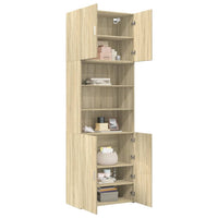 Thumbnail for Highboard Sonoma-Eiche 80x42,5x249 cm Holzwerkstoff