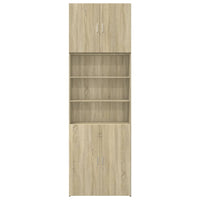 Thumbnail for Highboard Sonoma-Eiche 80x42,5x249 cm Holzwerkstoff