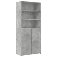 Thumbnail for Highboard Betongrau 80x42,5x249 cm Holzwerkstoff