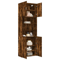 Thumbnail for Highboard Räuchereiche 80x42,5x249 cm Holzwerkstoff
