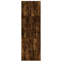 Thumbnail for Highboard Räuchereiche 80x42,5x249 cm Holzwerkstoff