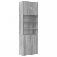 Thumbnail for Highboard Grau Sonoma 80x42,5x249 cm Holzwerkstoff