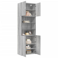 Thumbnail for Highboard Grau Sonoma 80x42,5x249 cm Holzwerkstoff