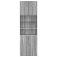 Thumbnail for Highboard Grau Sonoma 80x42,5x249 cm Holzwerkstoff