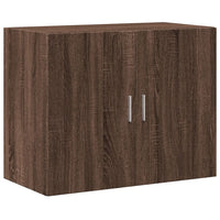 Thumbnail for Highboard Braun Eichen-Optik 80x42,5x249 cm Holzwerkstoff