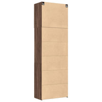 Thumbnail for Highboard Braun Eichen-Optik 80x42,5x249 cm Holzwerkstoff