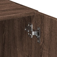 Thumbnail for Highboard Braun Eichen-Optik 80x42,5x249 cm Holzwerkstoff