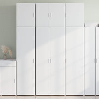 Thumbnail for Highboard Weiß 80x42,5x249 cm Holzwerkstoff