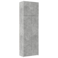 Thumbnail for Highboard Betongrau 80x42,5x249 cm Holzwerkstoff