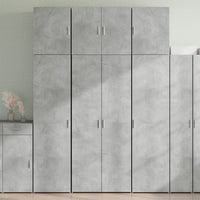 Thumbnail for Highboard Betongrau 80x42,5x249 cm Holzwerkstoff