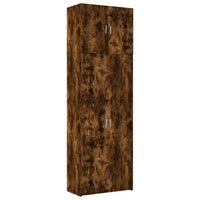 Thumbnail for Highboard Räuchereiche 80x42,5x249 cm Holzwerkstoff