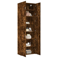 Thumbnail for Highboard Räuchereiche 80x42,5x249 cm Holzwerkstoff