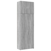 Thumbnail for Highboard Grau Sonoma 80x42,5x249 cm Holzwerkstoff