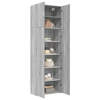Thumbnail for Highboard Grau Sonoma 80x42,5x249 cm Holzwerkstoff
