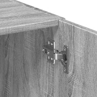 Thumbnail for Highboard Grau Sonoma 80x42,5x249 cm Holzwerkstoff