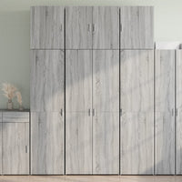 Thumbnail for Highboard Grau Sonoma 80x42,5x249 cm Holzwerkstoff