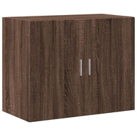 Thumbnail for Highboard Braun Eichen-Optik 80x42,5x249 cm Holzwerkstoff