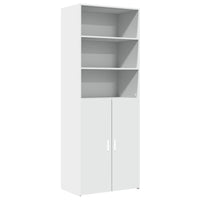 Thumbnail for Highboard Weiß 70x42,5x185 cm Holzwerkstoff