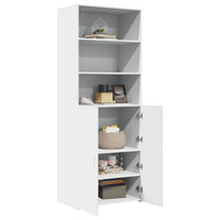 Thumbnail for Highboard Weiß 70x42,5x185 cm Holzwerkstoff