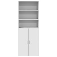 Thumbnail for Highboard Weiß 70x42,5x185 cm Holzwerkstoff