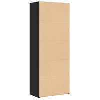 Thumbnail for Highboard Schwarz 70x42,5x185 cm Holzwerkstoff