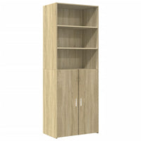 Thumbnail for Highboard Sonoma-Eiche 70x42,5x185 cm Holzwerkstoff