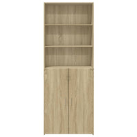 Thumbnail for Highboard Sonoma-Eiche 70x42,5x185 cm Holzwerkstoff
