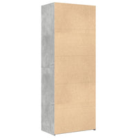 Thumbnail for Highboard Betongrau 70x42,5x185 cm Holzwerkstoff