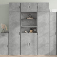 Thumbnail for Highboard Betongrau 70x42,5x185 cm Holzwerkstoff