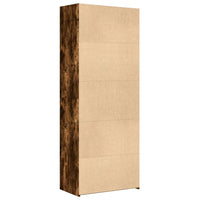 Thumbnail for Highboard Räuchereiche 70x42,5x185 cm Holzwerkstoff