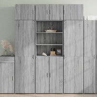 Thumbnail for Highboard Grau Sonoma 70x42,5x185 cm Holzwerkstoff